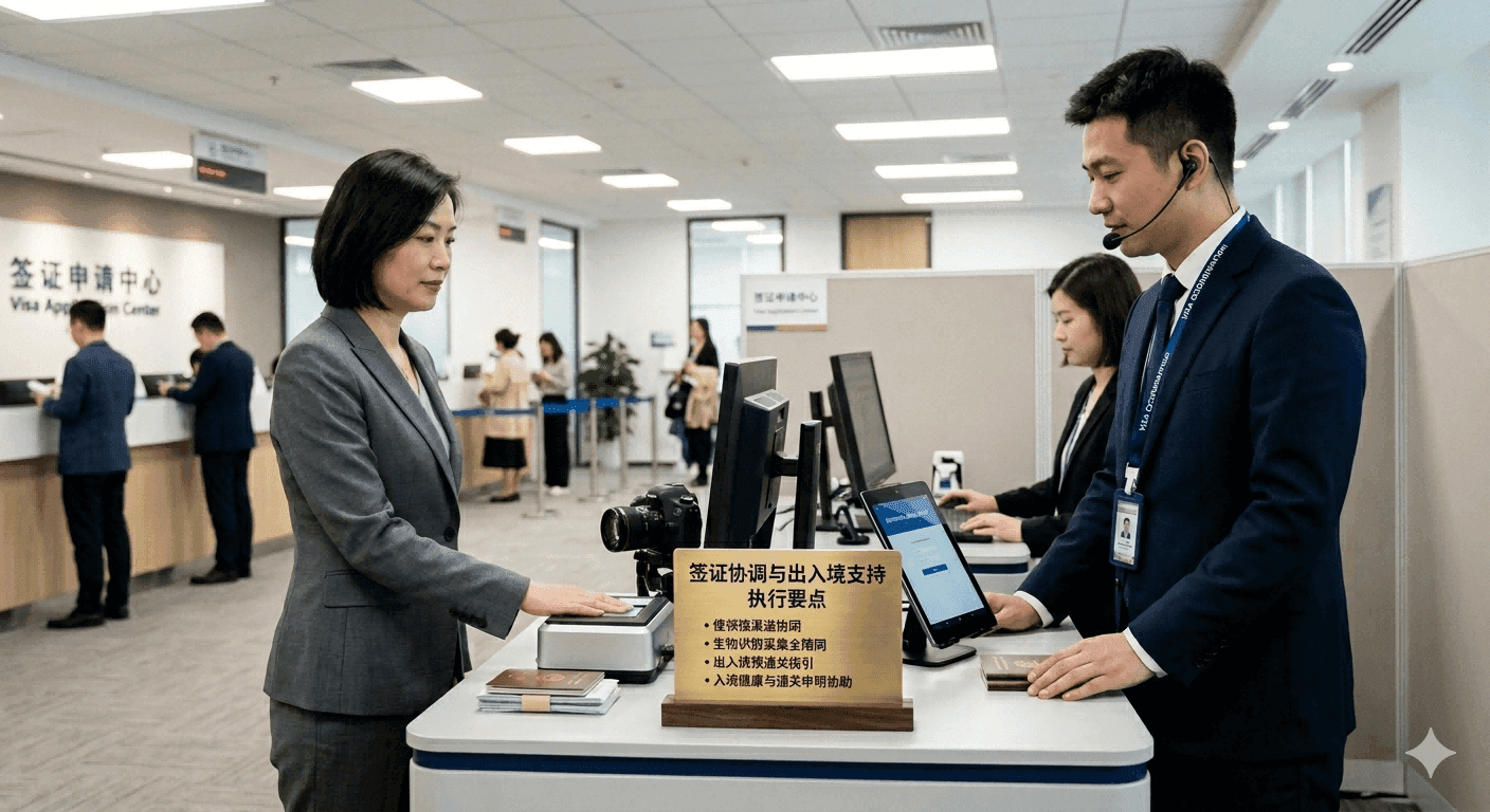 签证协调与出入境支持